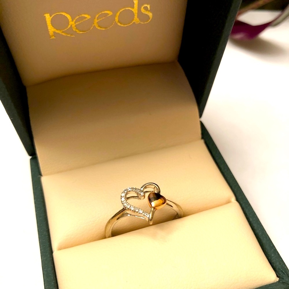Sterling Silver Heart Ring, NWOT, size 7